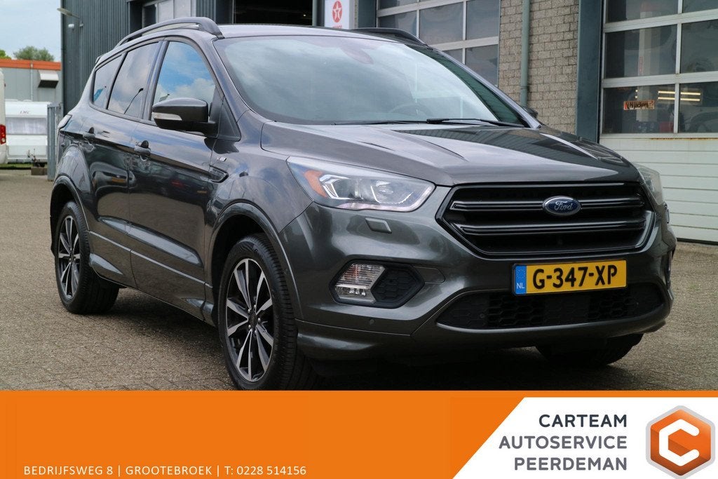Ford Kuga 1.5 EcoBoost ST Line | Navi | Led | Trekhaak! |, 4 cilinders, Leder en Stof, Automatische klimaatregeling, Bedrijf