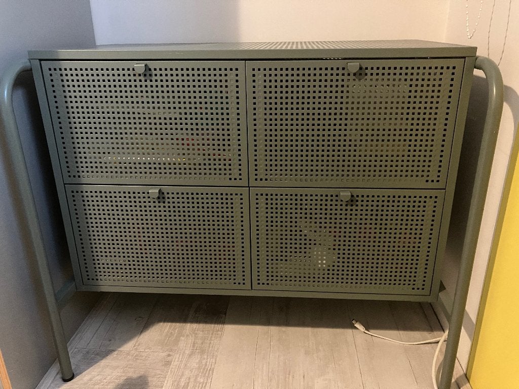 Metalen kast ikea, Huis en Inrichting, Kasten | Lockerkasten, Ophalen, Zo goed als nieuw