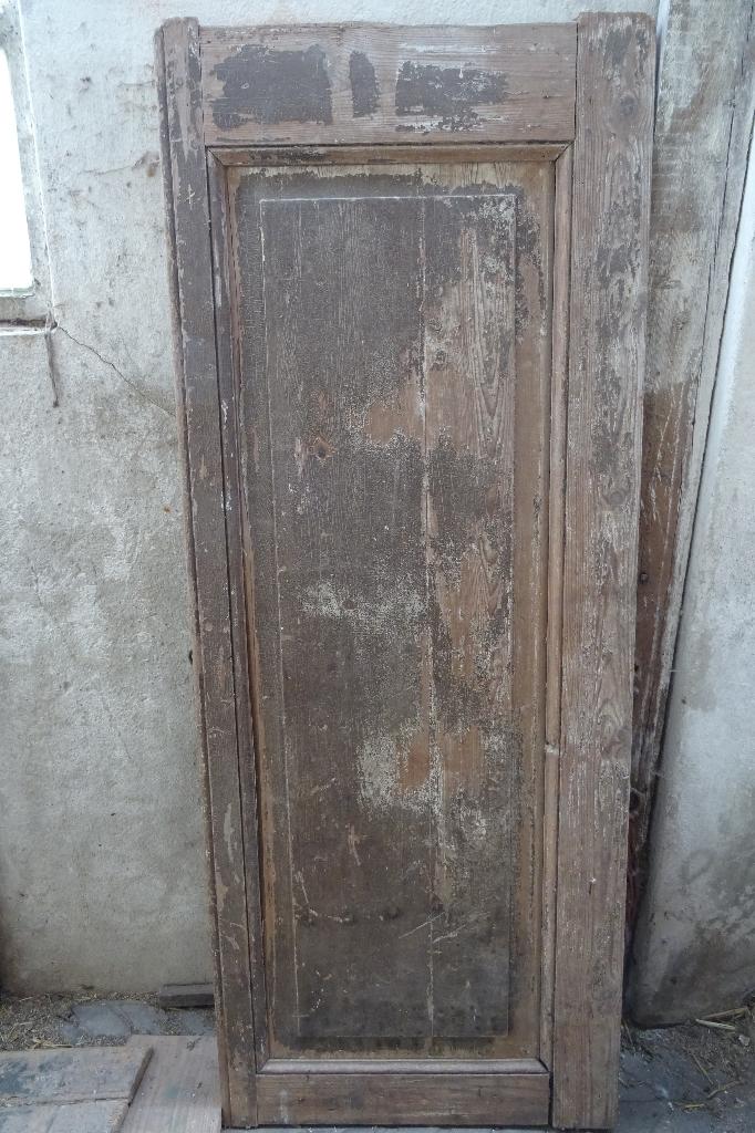 Brocante antieke deur, Ophalen