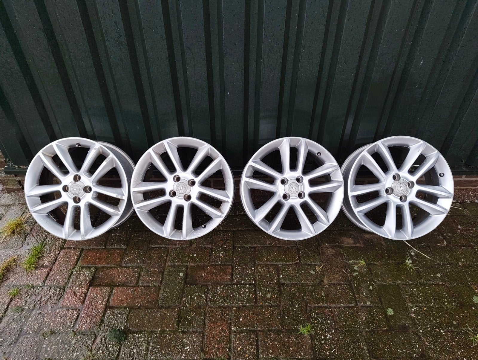 Opel Corsa D lichtmetalen velgen, Auto-onderdelen, Ophalen, Velg(en), 17 inch, All Season