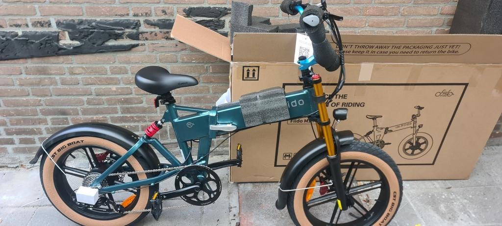 Fiido M1 Pro Fatbike nieuw - Opvouwbare Elektrische Fiets, Fietsen en Brommers, Fietsen | Vouwfietsen, Ophalen of Verzenden, Zo goed als nieuw