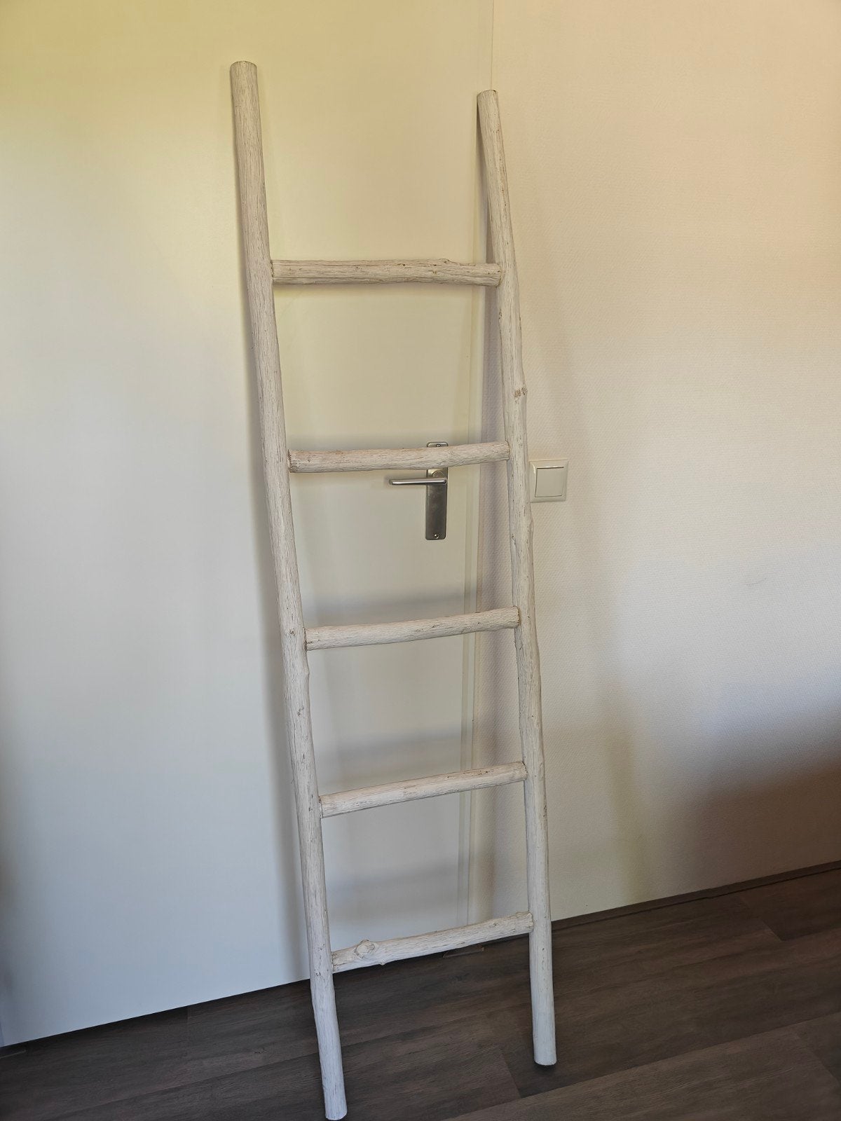 Decoratieve houten ladder – 170 cm – Echt hout, Ophalen, Zo goed als nieuw