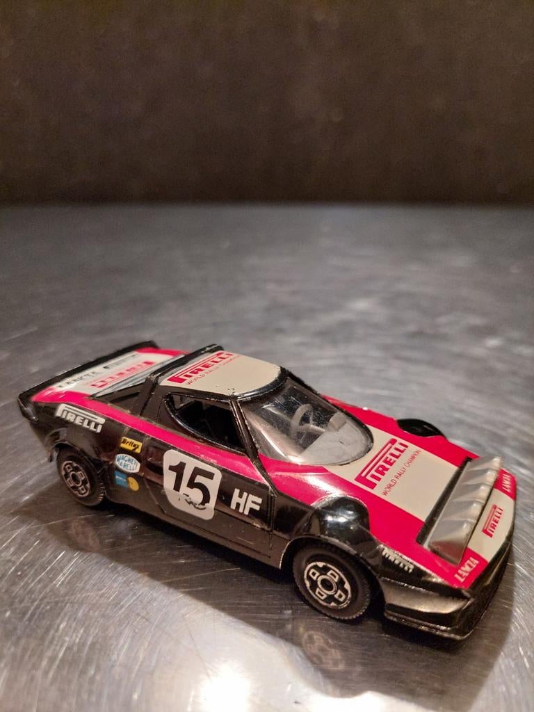Lancia stratos rally auto/vintage/burago/majorette/matchbox, Ophalen of Verzenden, Gebruikt, Auto