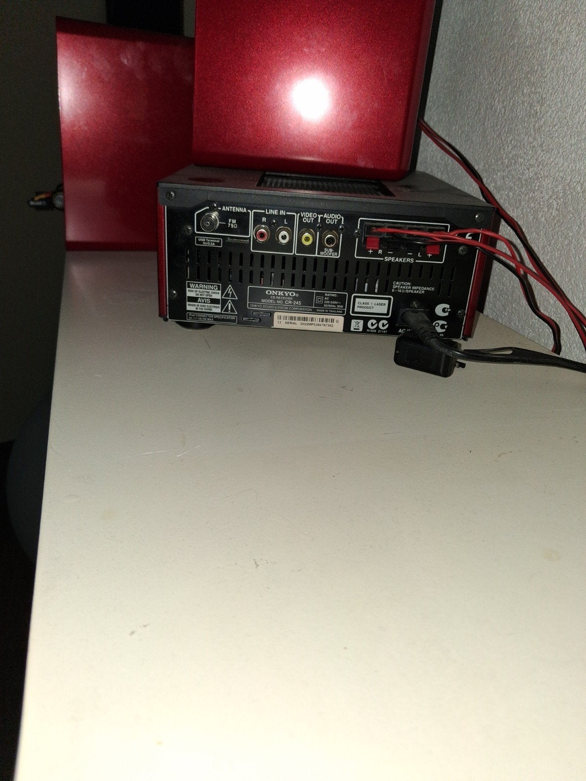Onkyo CR-345 Microset met speakers en afstandsbediening, Audio, Tv en Foto, Ophalen, Zo goed als nieuw, Cd-speler, Microset