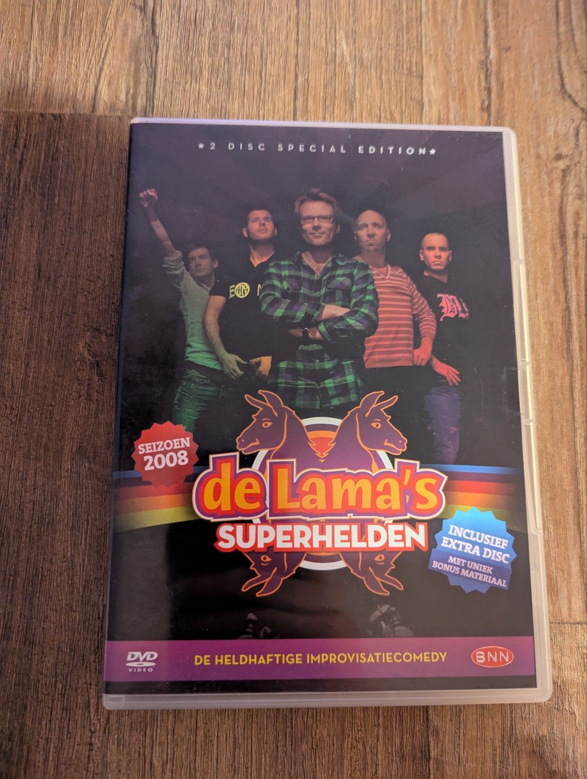 De Lama's Superhelden - 2 Disc Special Edition DVD, Gebruikt, Alle leeftijden, Tv-programma of Sketches, Bonusmateriaal