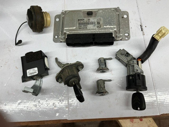 Contactslot+computer voor Citroen C1, Toy Ayco, Peug 107, Auto-onderdelen, Ophalen of Verzenden, Gebruikt, Citroën
