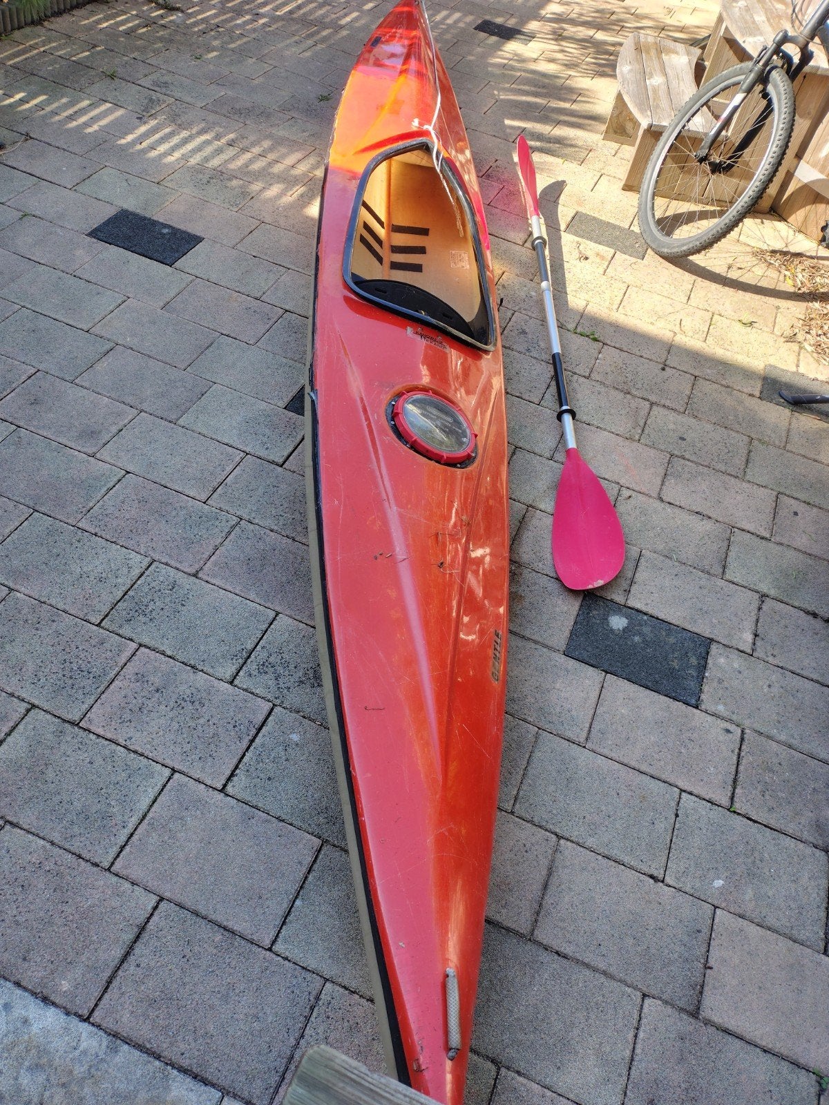 Kano, Ophalen, Gebruikt, Eén persoon, Met peddels