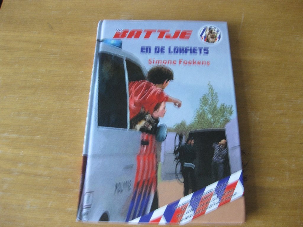 Battje en de lokfiets door Simone Foekens, Ophalen of Verzenden, Zo goed als nieuw, Simone Foekens, Fictie algemeen