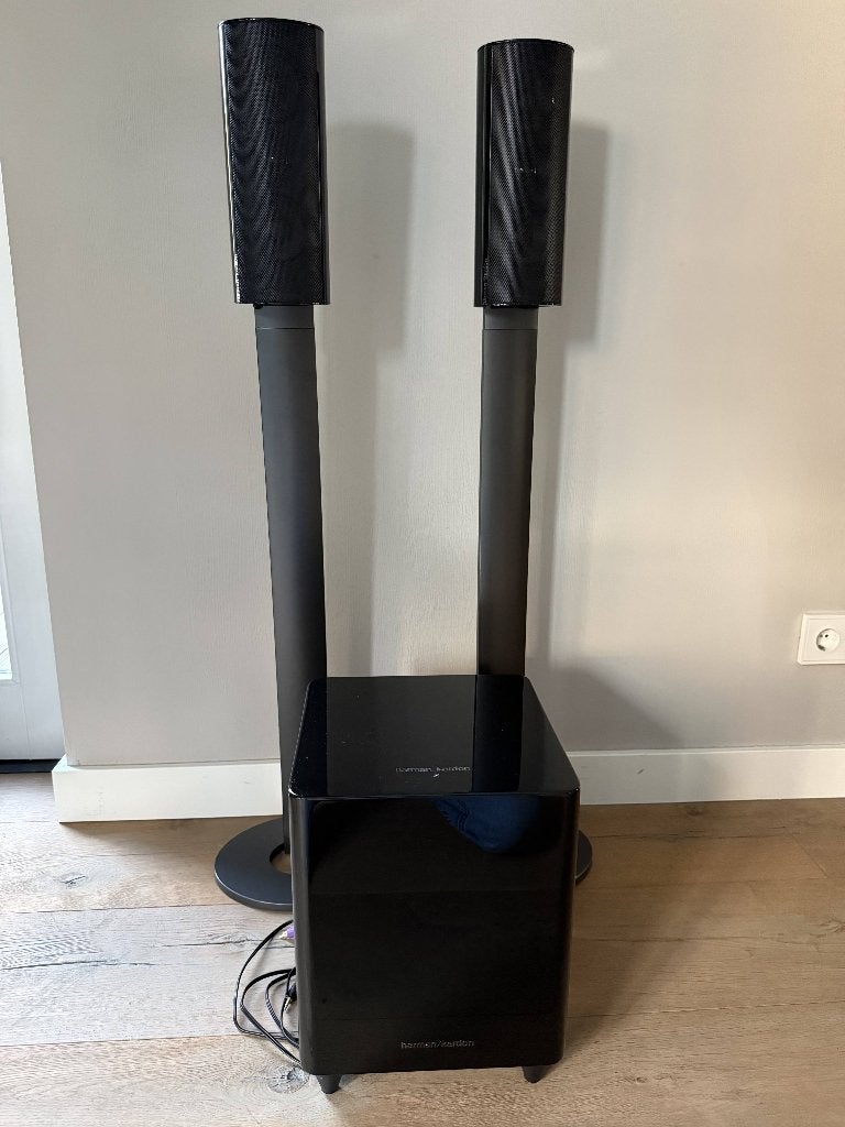Harman kardon 2.1 set, Audio, Tv en Foto, Home Cinema-sets, Gebruikt, 2.1-systeem, 70 watt of meer, Overige spelers