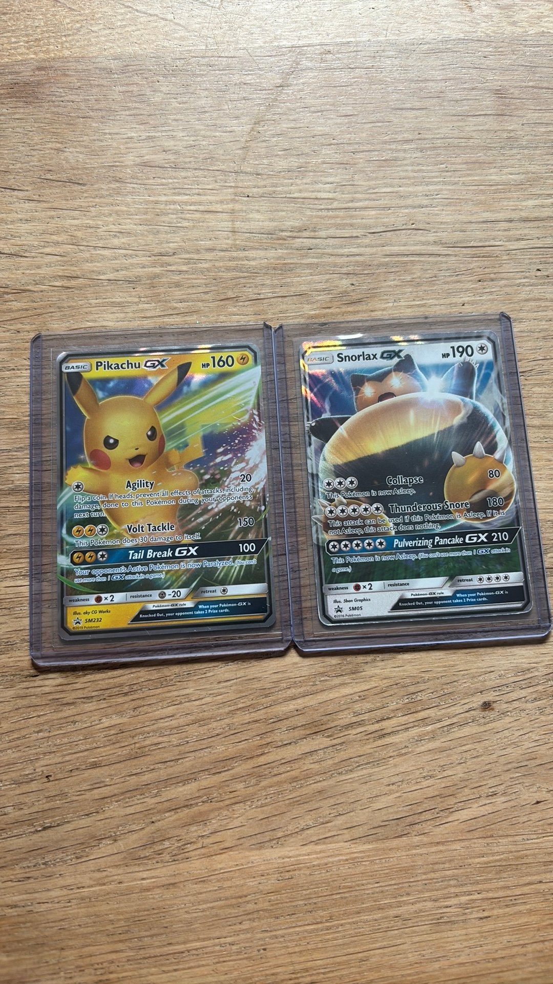 Pikachu gx snorlax gx bundel, Ophalen of Verzenden, Zo goed als nieuw