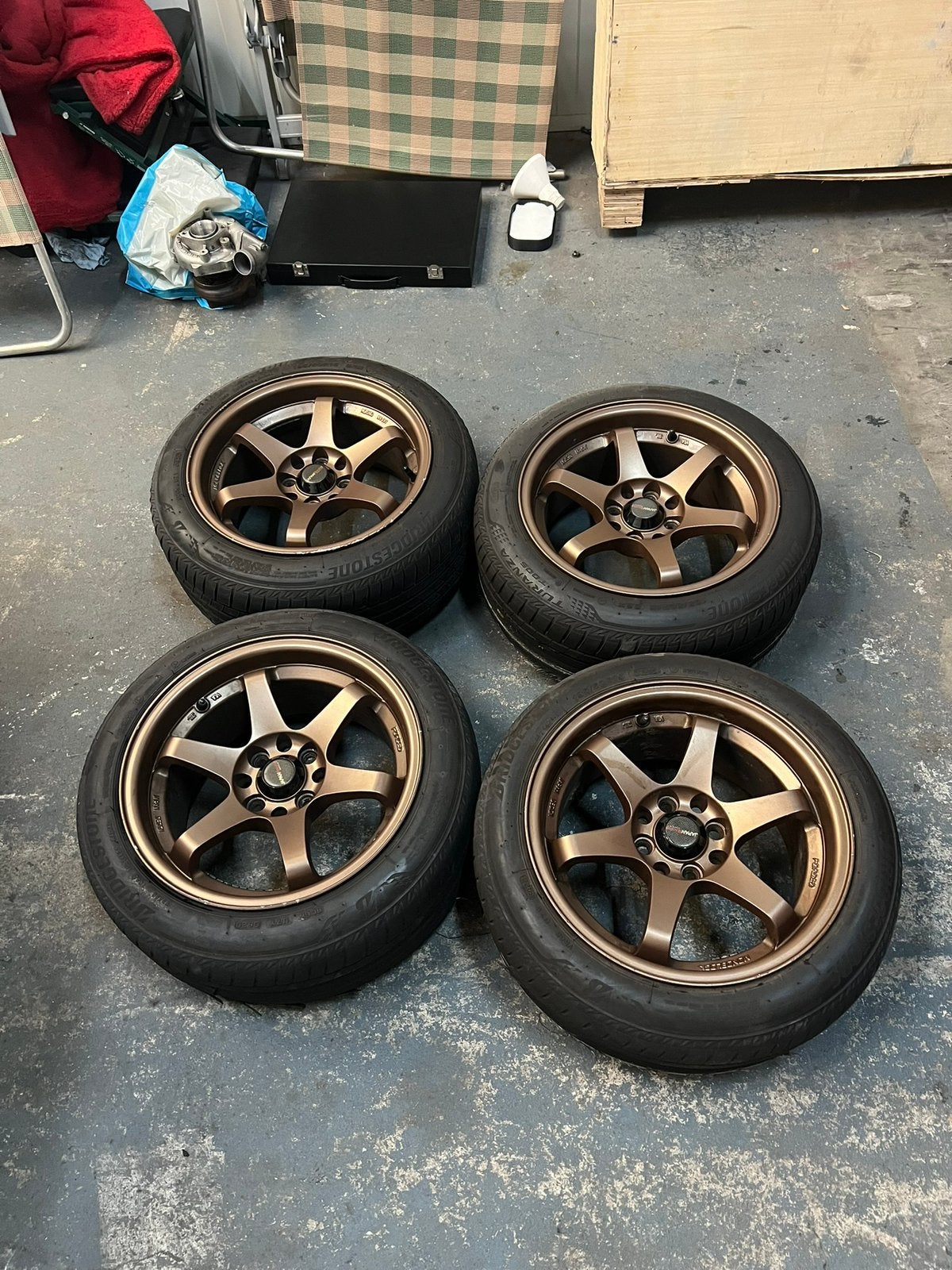 Jr3 4x100 15x8 et25, Auto-onderdelen, Ophalen, Gebruikt