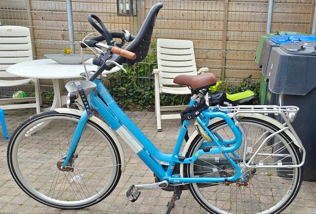 Sparta amazone moederfiets, Fietsen en Brommers, Fietsen | Dames | Moederfietsen, Gebruikt, Sparta, Dubbele standaard, Versnellingen
