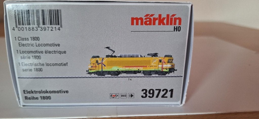 39721 MARKLIN LOCOMOTIEF  39721 IN VERPAKKING NIEUW, Hobby en Vrije tijd, Modeltreinen | H0, Wisselstroom, Locomotief, Nieuw, Ophalen of Verzenden