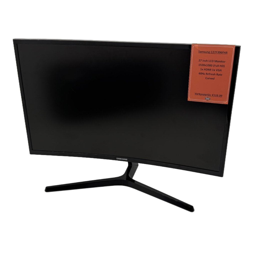 Samsung C27F396FHR Curved Monitor | Met garantie, Computers en Software, Monitoren, Ophalen, Full HD, Zo goed als nieuw, Overige typen