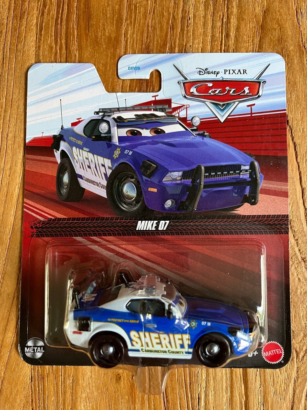 Disney Pixar Cars: Mike 07 Sheriff (nieuw), Overige merken, 1:50 of kleiner, Auto, Nieuw