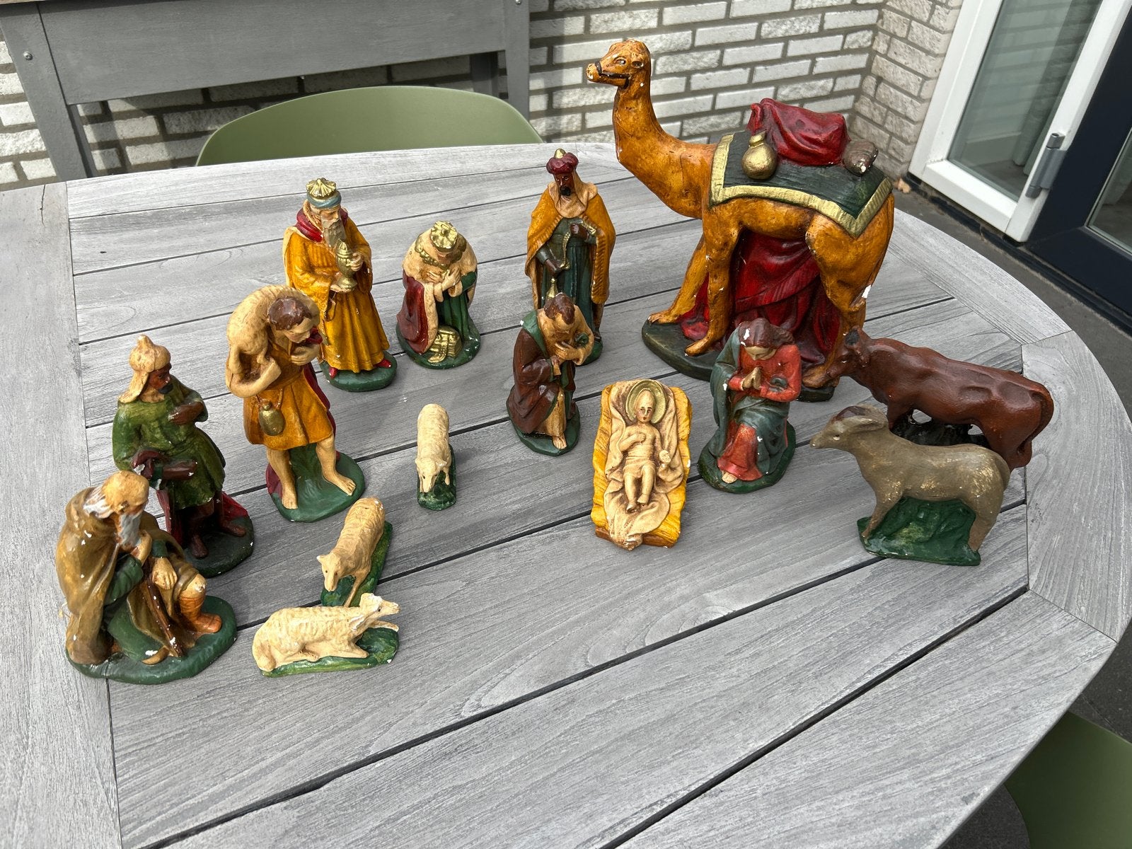 Kerstgroep beelden, Ophalen, Gebruikt