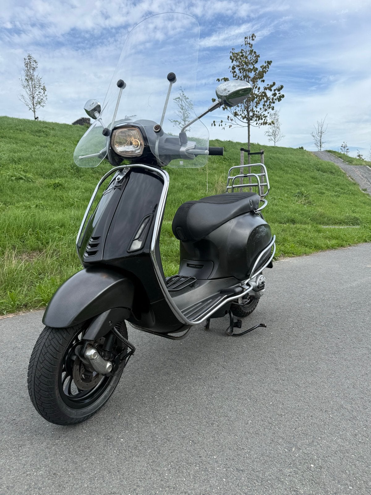 Vespa Sprint 2015 - Blauwe Plaat, Milieuzone Geschikt, Fietsen en Brommers, Gebruikt, Overige modellen, Ophalen of Verzenden, Benzine