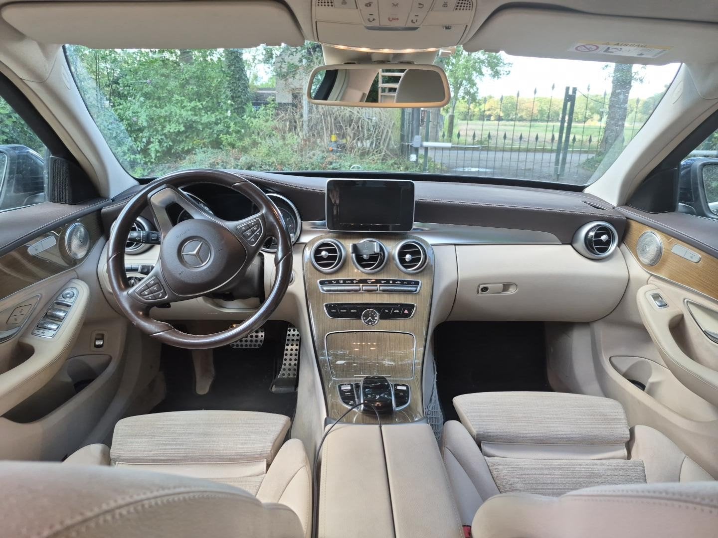 Mercedes C350e Estate phev, Auto's, Automaat, Achterwielaandrijving, Blauw, Stationwagon