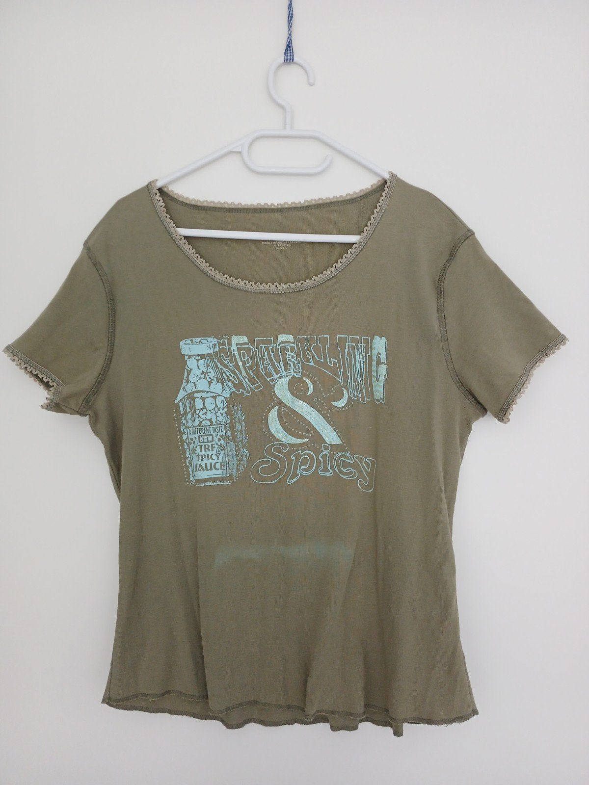 Contra t-shirt kaki maat L 40, Kleding | Dames, Maat 38/40 (M), Ophalen of Verzenden, Zo goed als nieuw, Korte mouw