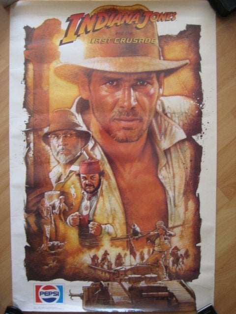 Promo film poster Indiana Jndiana Jones last crusade, Ophalen of Verzenden, Nieuw, Poster