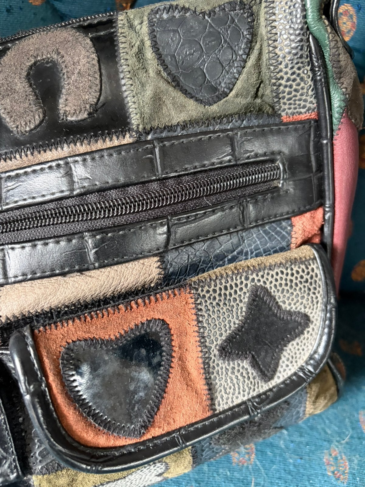 Y2k boho tas, Ophalen of Verzenden, Gebruikt, Overige kleuren, Schoudertasje