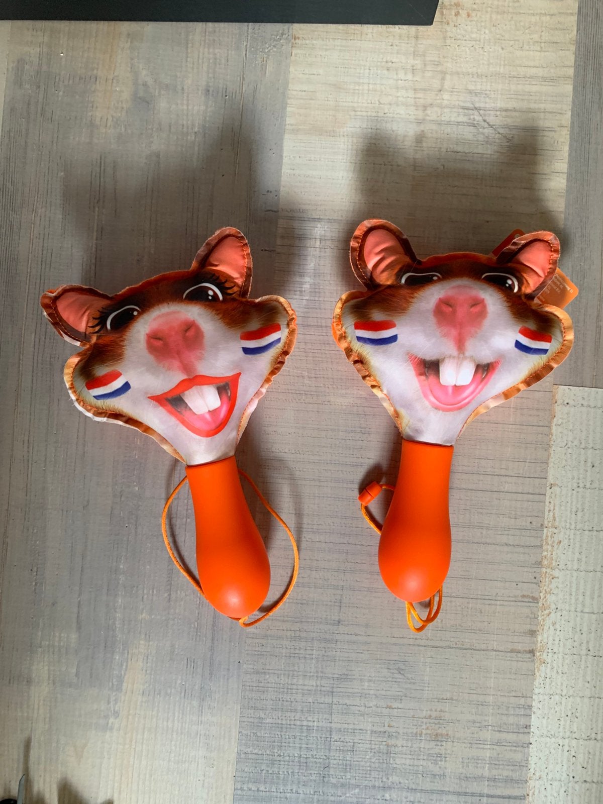 Oranje AH hamster sambaballen nieuw, Ophalen of Verzenden, Nieuw, Oranje of Koningsdag