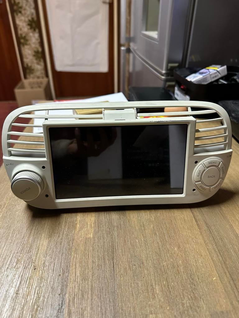 Fiat 500 Autoradio met Carplay, Auto diversen, Autoradio's, Ophalen of Verzenden, Zo goed als nieuw
