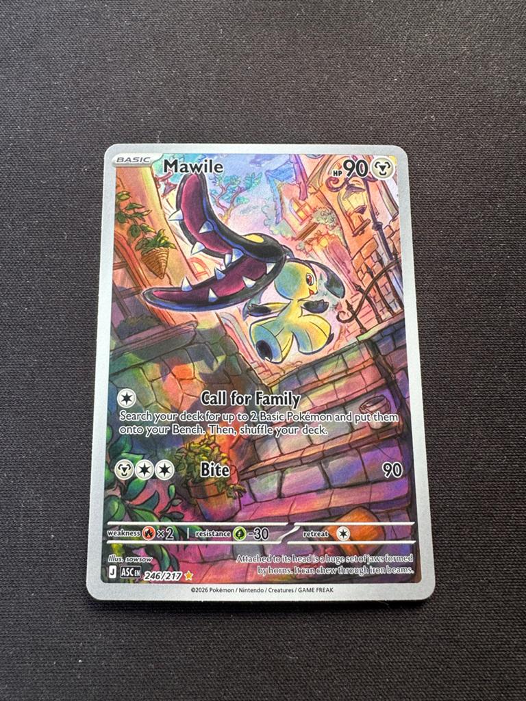 Mawile 246/217 NM - Ascended Heroes Pokémon Kaart, Ophalen of Verzenden, Zo goed als nieuw, Losse kaart, Foil
