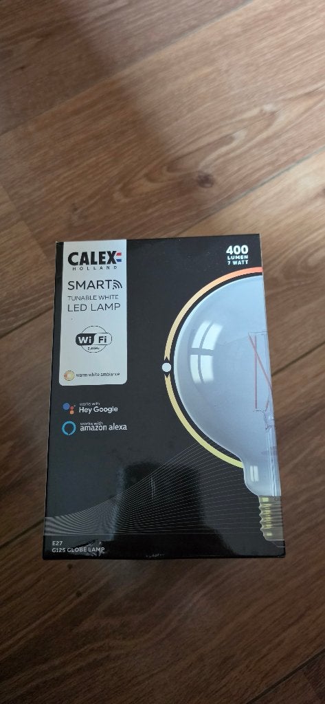 SMART lamp CALEX, Led-lamp, Instelbaar wit, Kleur aanpasbaar, Minder dan 10 watt