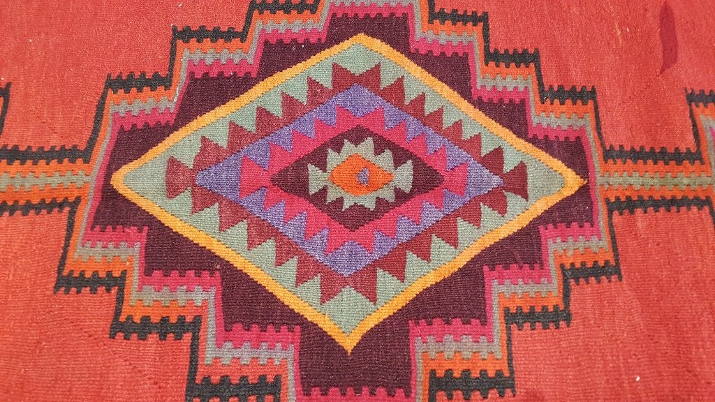 Quba Kelim 388 x 156/kleed/Perzische tapijt/wandkleed/Loper, Www.simatapijten.nl, 150 tot 200 cm, Ophalen of Verzenden, Info@simatapijten.nl