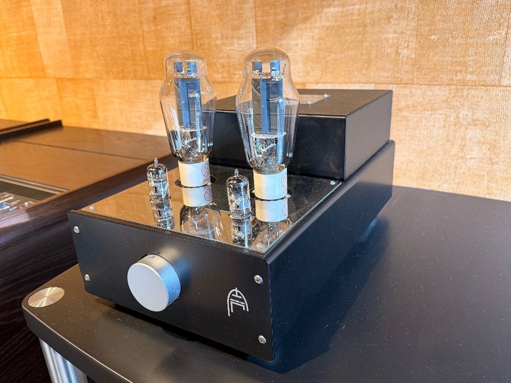 Audion Silver Night 30th Anniversary 300b buizenversterker, Versterker, Info@audion.co.uk, Ophalen of Verzenden, Tube 1