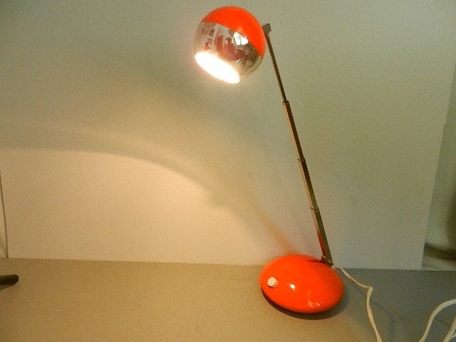 Eichhoff Werke SPACE AGE E 3371 telescooplamp ' 70 oranje, Met schakelaar, Overige merken, Vintage, Oranje