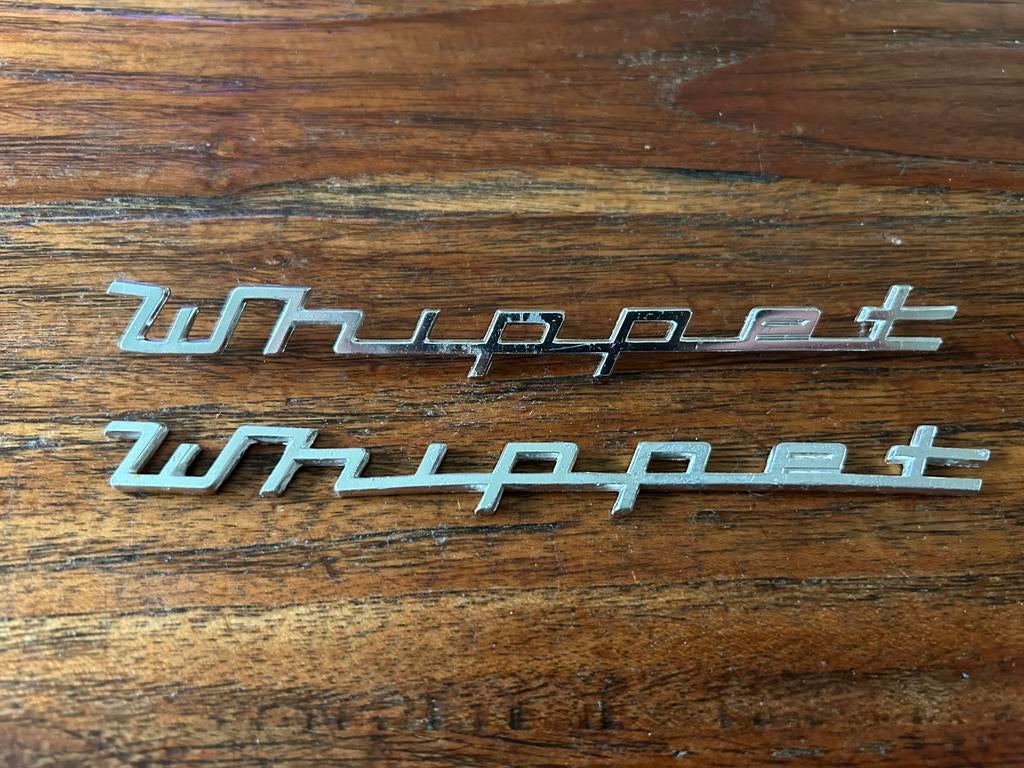 Batavus Whippet setje emblemen logos WHIPPET, Fietsen en Brommers, Brommeronderdelen | Oldtimers, Ophalen, Gebruikt, Batavus
