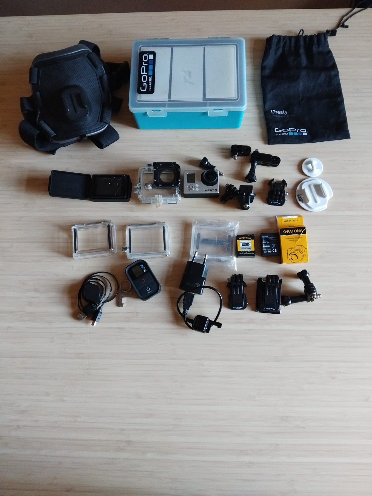 GoPro Hero 3 met accessoires, Verzenden, Gebruikt, GoPro