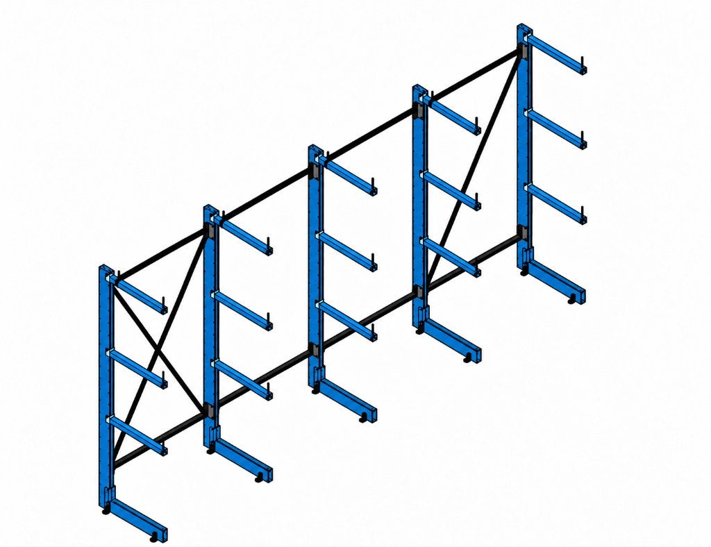 Lichte draagarmstelling Fabrieksrestppartij! 1.900x5.100x500, Ophalen of Verzenden