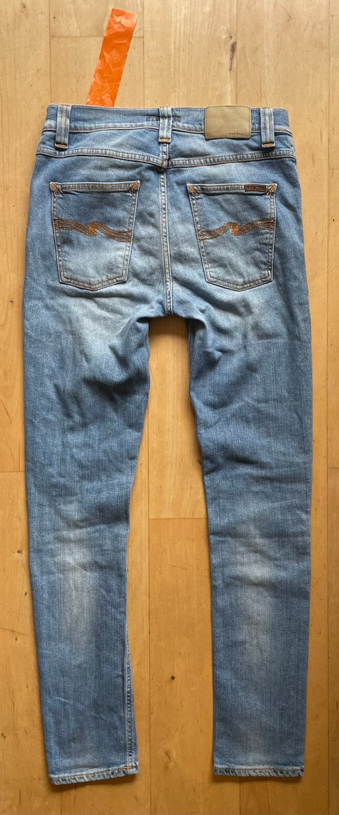 Nudie Jeans Lean Dean organic cotton jeans W29 L32, Ophalen of Verzenden, Blauw, W32 (confectie 46) of kleiner