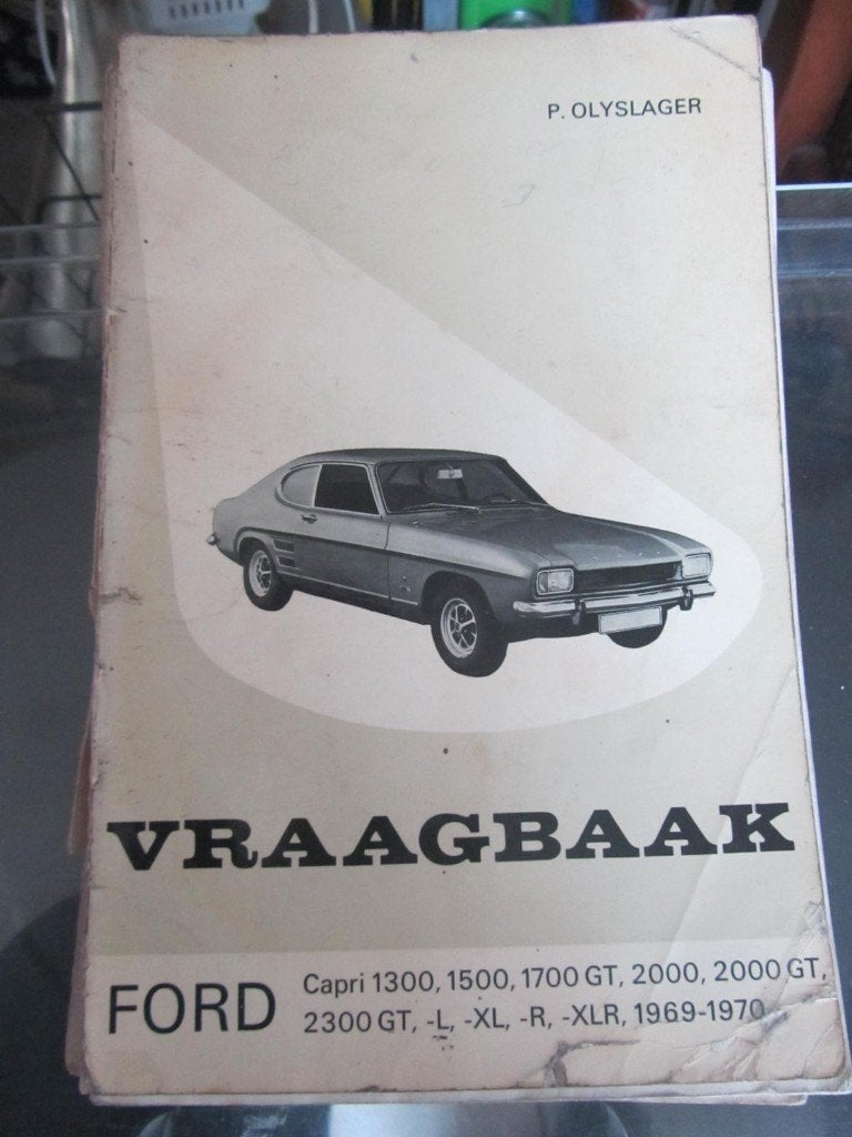 vraagbaak   FORD CAPRI   1969  / 1970, Ophalen of Verzenden