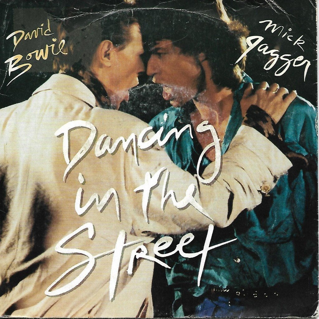 David Bowie + Mick Jagger - Dancing in the street, Ophalen of Verzenden, Gebruikt, 7 inch, Pop