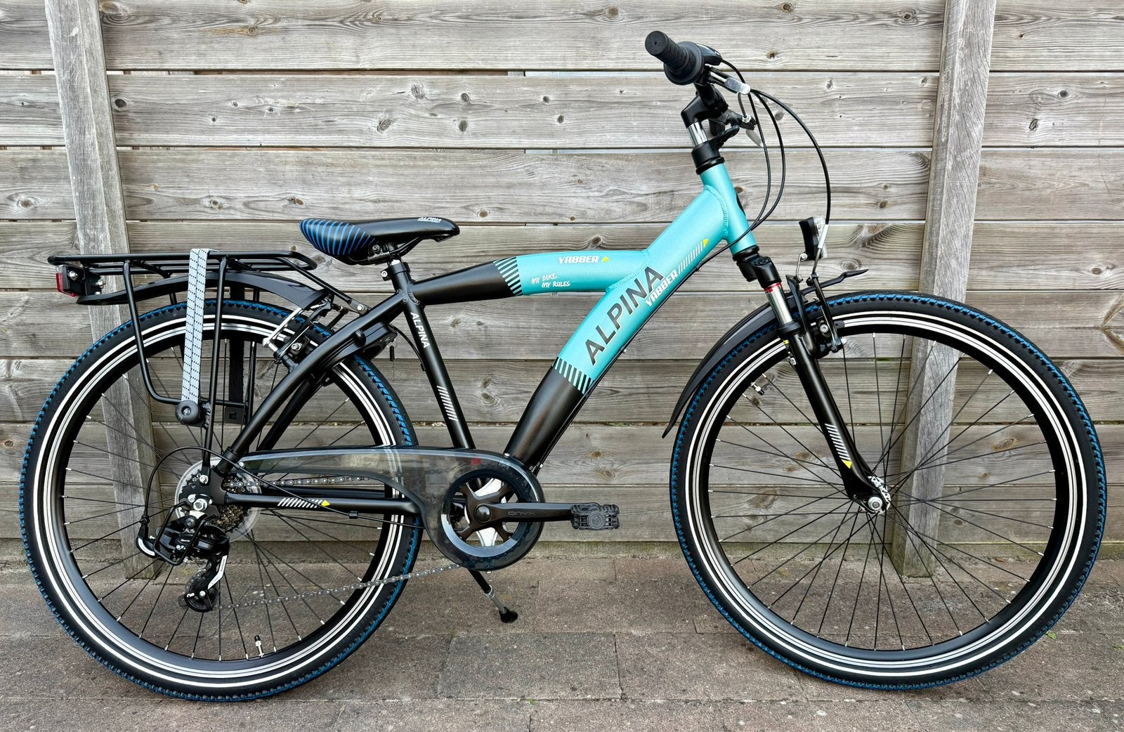 Nieuwstaat Alpina Yabber 26 inch jongensfiets, Fietsen en Brommers, Fietsen | Jongens, Velgrem, Versnellingen, Zo goed als nieuw