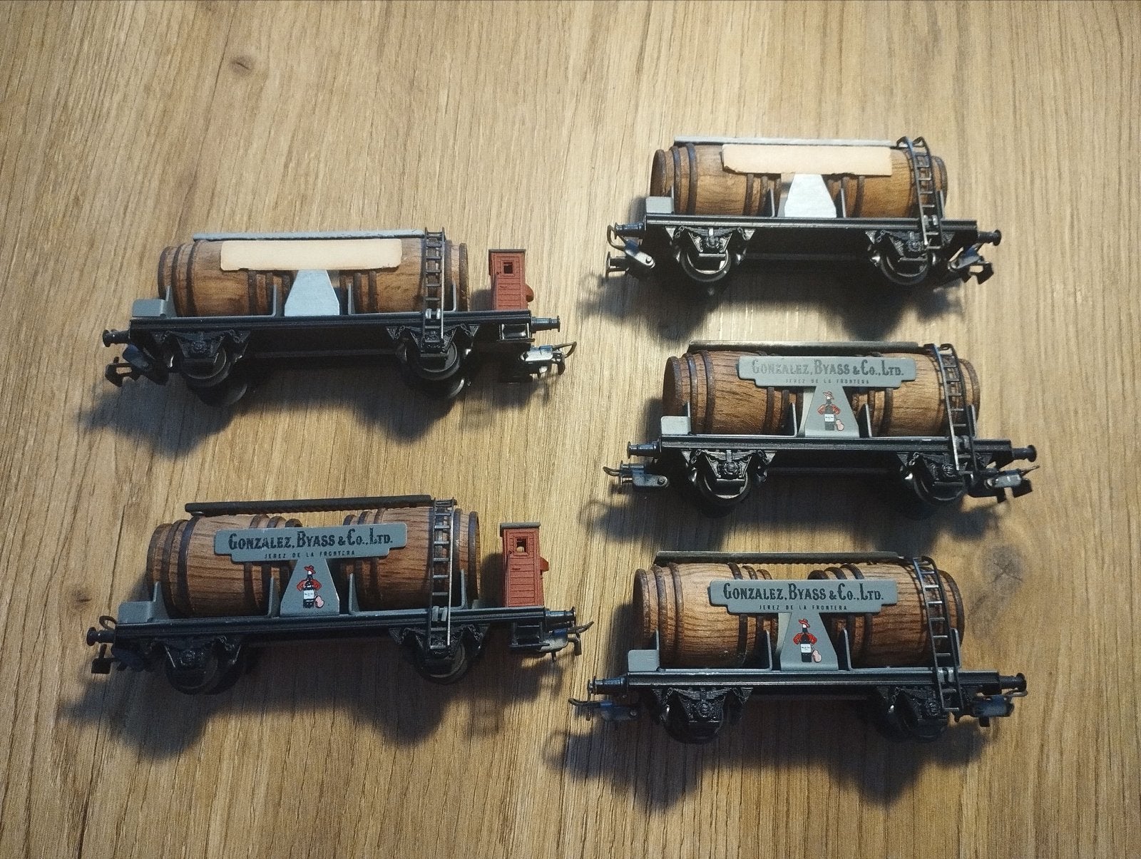 Electrotren Wijnwagons - Set van 6, Overige merken, Gebruikt, Gelijkstroom, Wagon