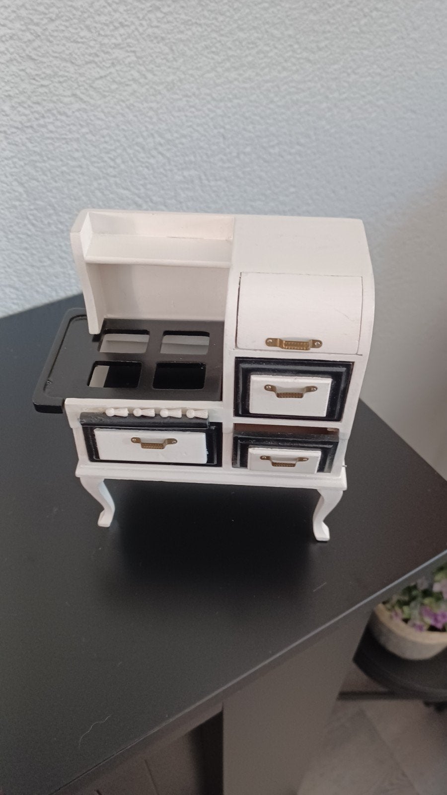 Fornuis oven voor poppenhuis vintage, Verzamelen, Ophalen of Verzenden, Gebruikt, Poppenhuis