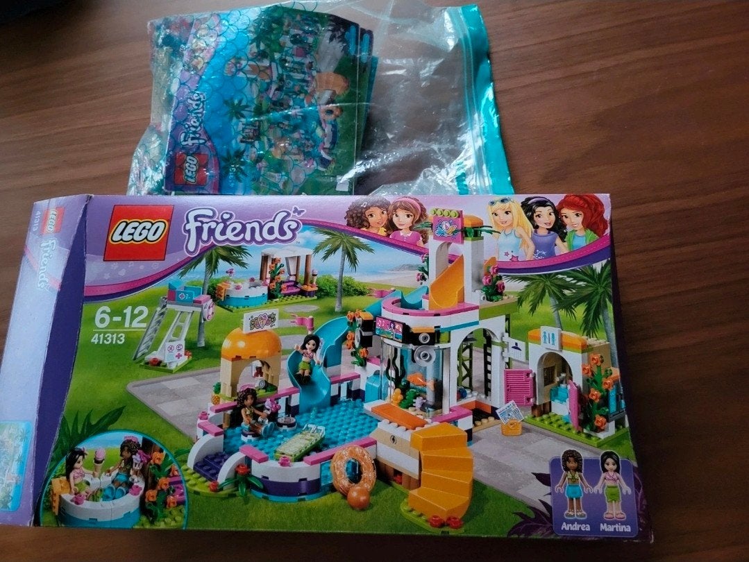 Lego Friends 41313 Heartlake Zwembad Compleet, Gebruikt, Inclusief instructies, Lego, Friends