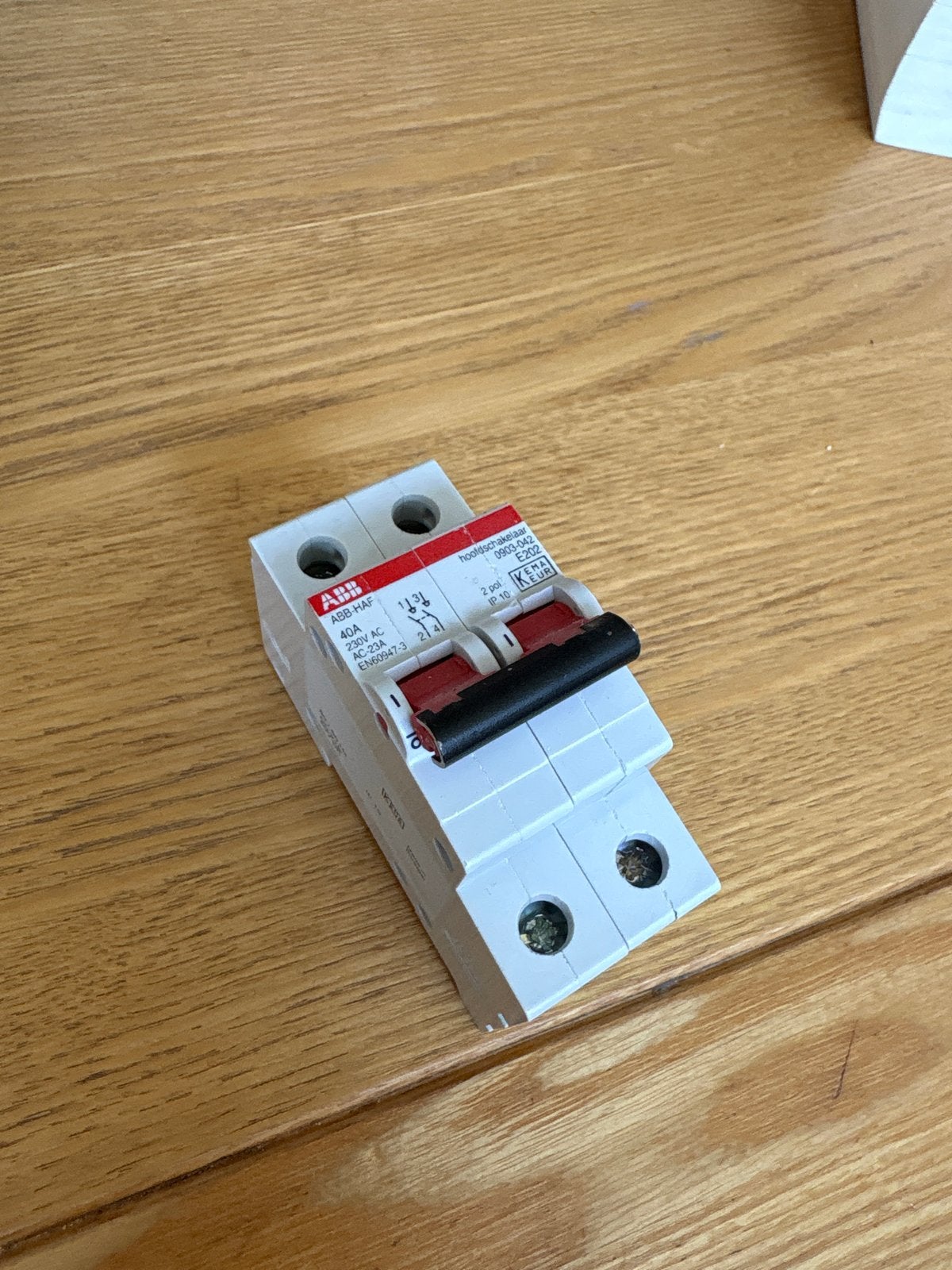 ABB Hoofdschakelaar 40A 230V AC, Ophalen, Gebruikt, Schakelaar
