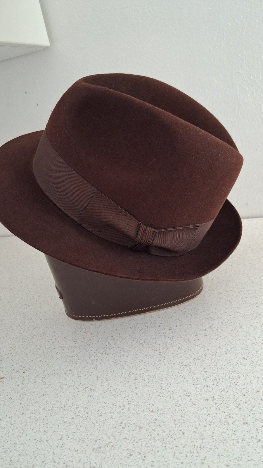 Stetson herenhoed Vintage Mt 56, Kleding | Heren, Stetson, Hoed, Ophalen of Verzenden, 57 cm (M, 7⅛ inch) of minder