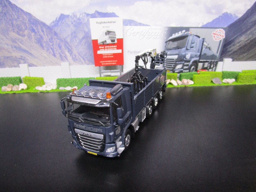 tekno 83031 daf cf day cab 8x2 pardoel siertegels velddriel, Ophalen of Verzenden, Nieuw, Bus of Vrachtwagen, Tekno