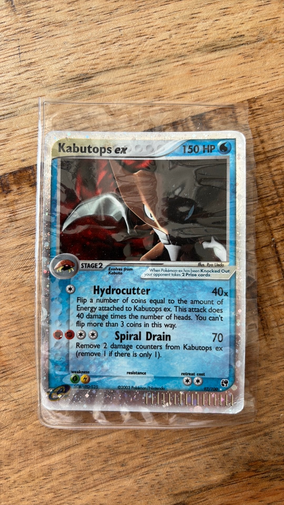 Kabutops ex 97/100 uitstekende staat, Hobby en Vrije tijd, Verzamelkaartspellen | Pokémon, Ophalen of Verzenden, Zo goed als nieuw