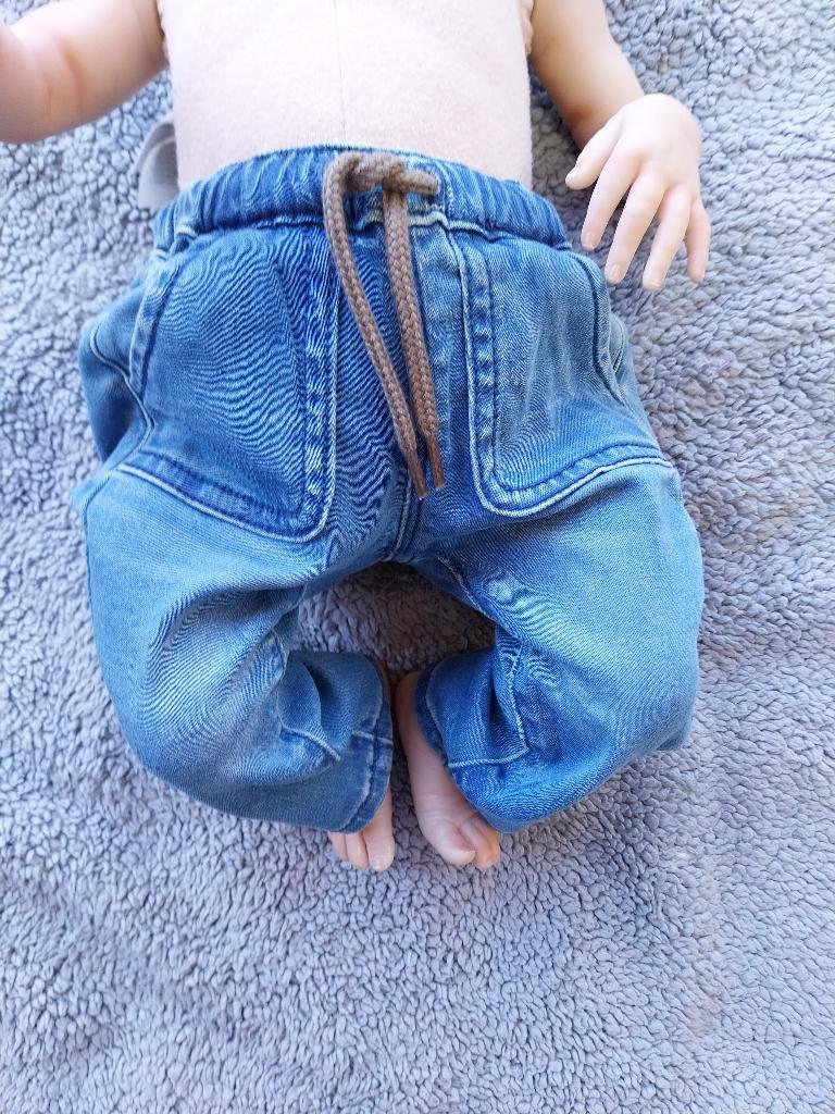 Broek Noppies Jelsi Light Blue Denim maat 56 NIEUW, SO, Broekje, Jongetje of Meisje, Nieuw