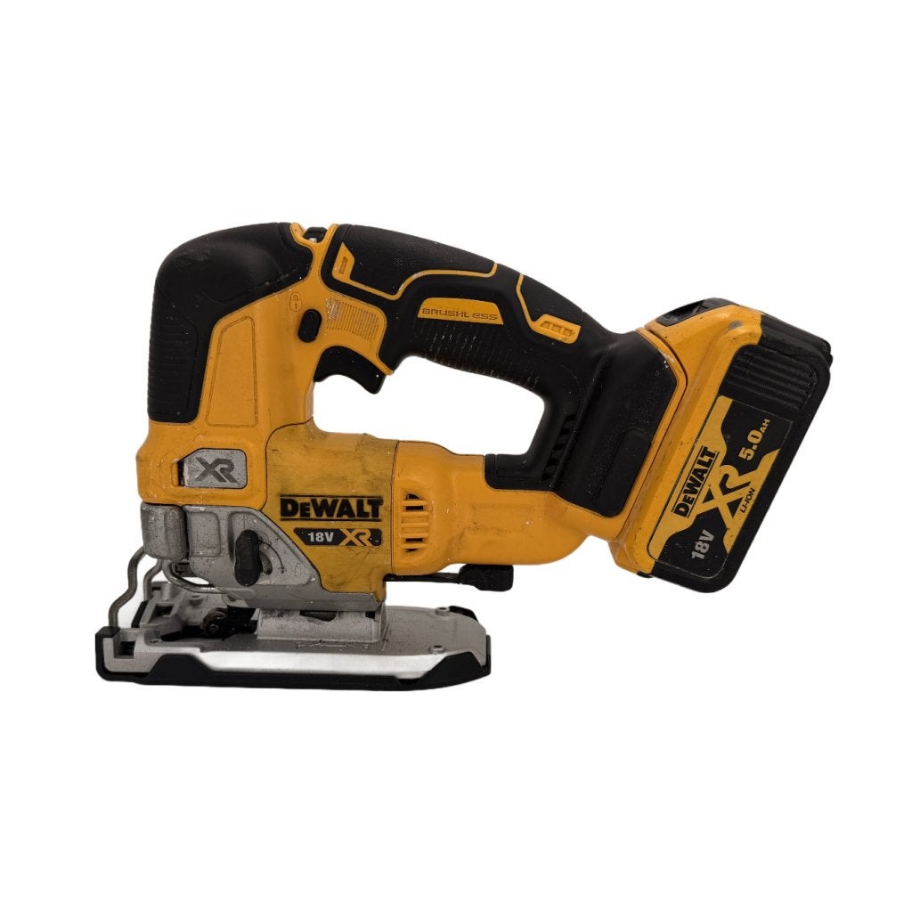 Dewalt DCS334 18V XR Brushless Decoupeerzaag | Incl Accu, Doe-het-zelf en Verbouw, Gereedschap | Zaagmachines, Dewalt, Gebruikt