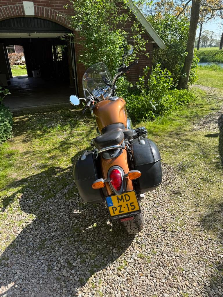 BMW R850 Cruiser uit 2000 - Schade aan linkerkoffer, Motoren, Cardan-aandrijving, 2 cilinders, Chopper, Gebruikt