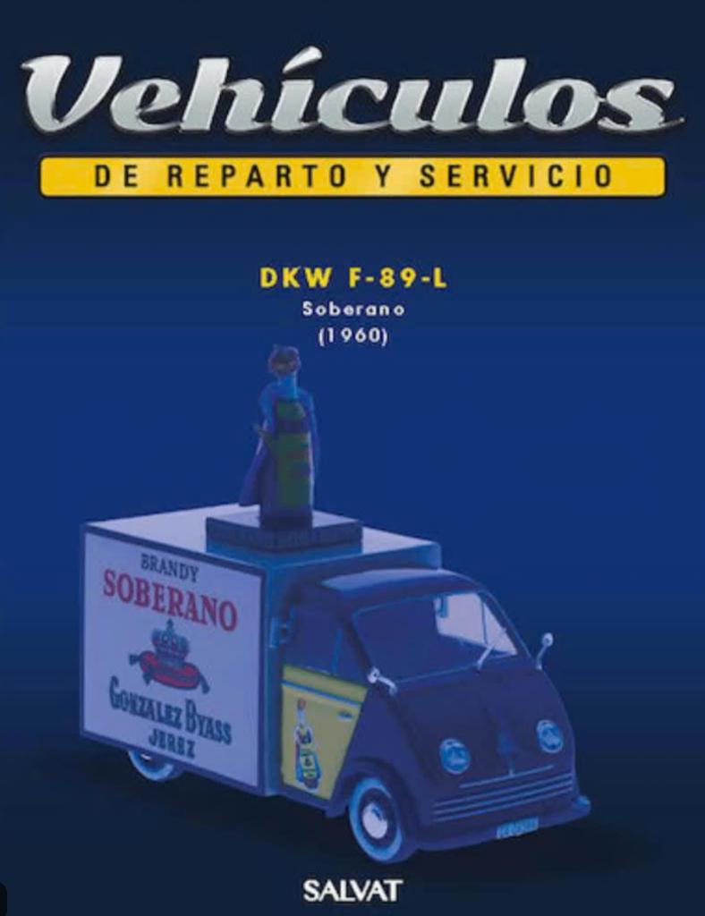 DKW F 89 L 1960 Soberano schaal 1/43 reparto / servicio # 11, Verzenden, Nieuw, Bus of Vrachtwagen, Overige merken